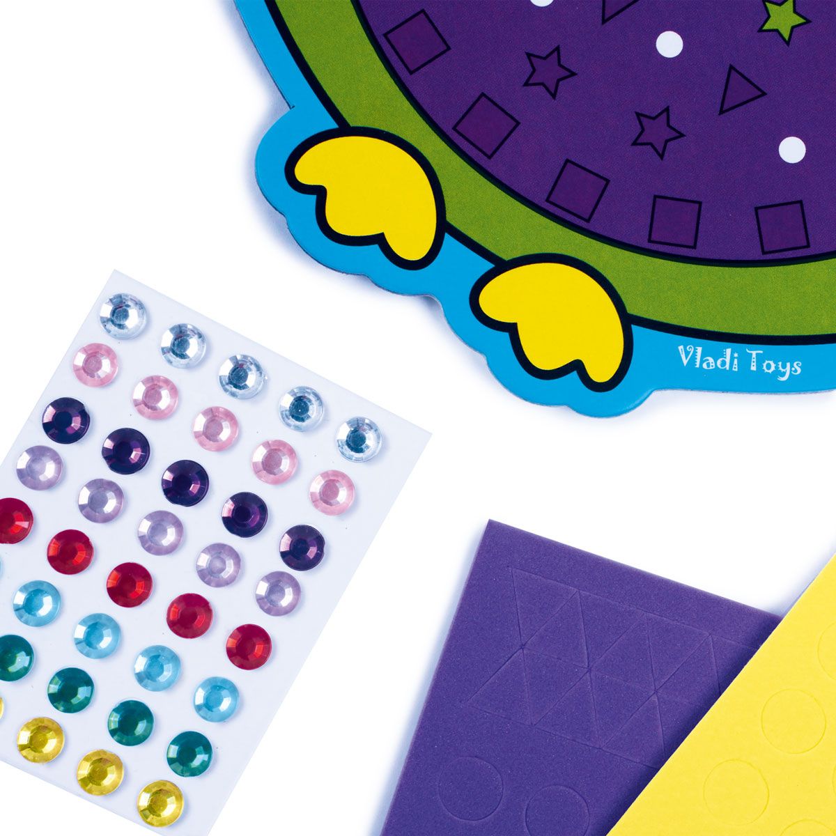 Набір для творчості зі мʼякою мозаїкою та стразами "Містичні сови"  фото 4