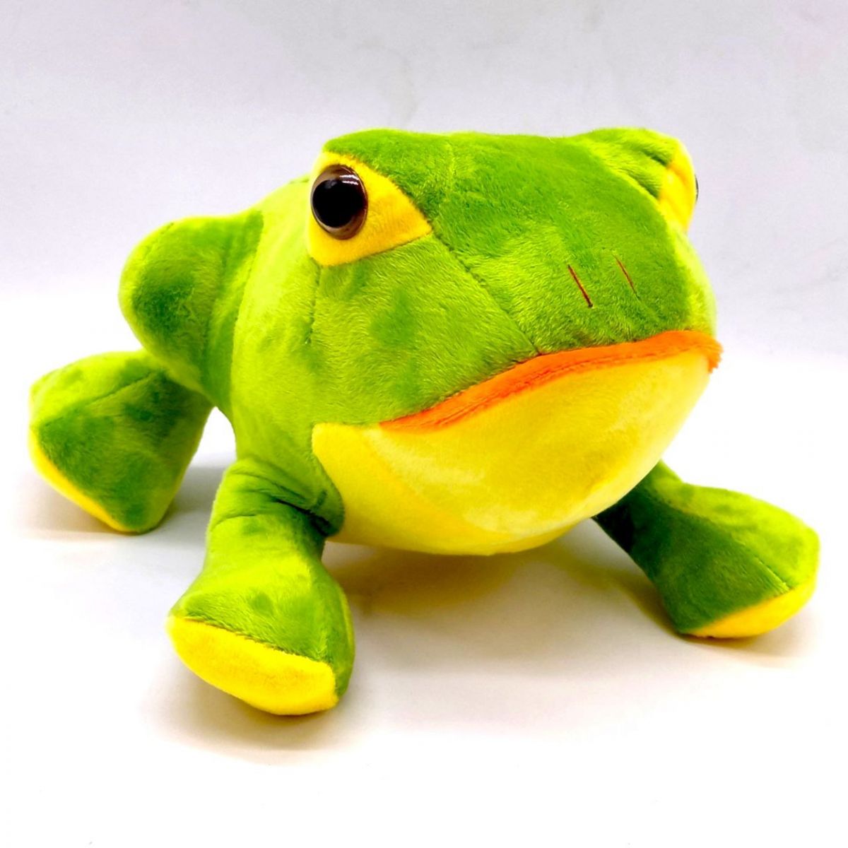 Мʼяка іграшка "Жабеня Квакуша", 16 см (САЛАТОВА)  фото 4