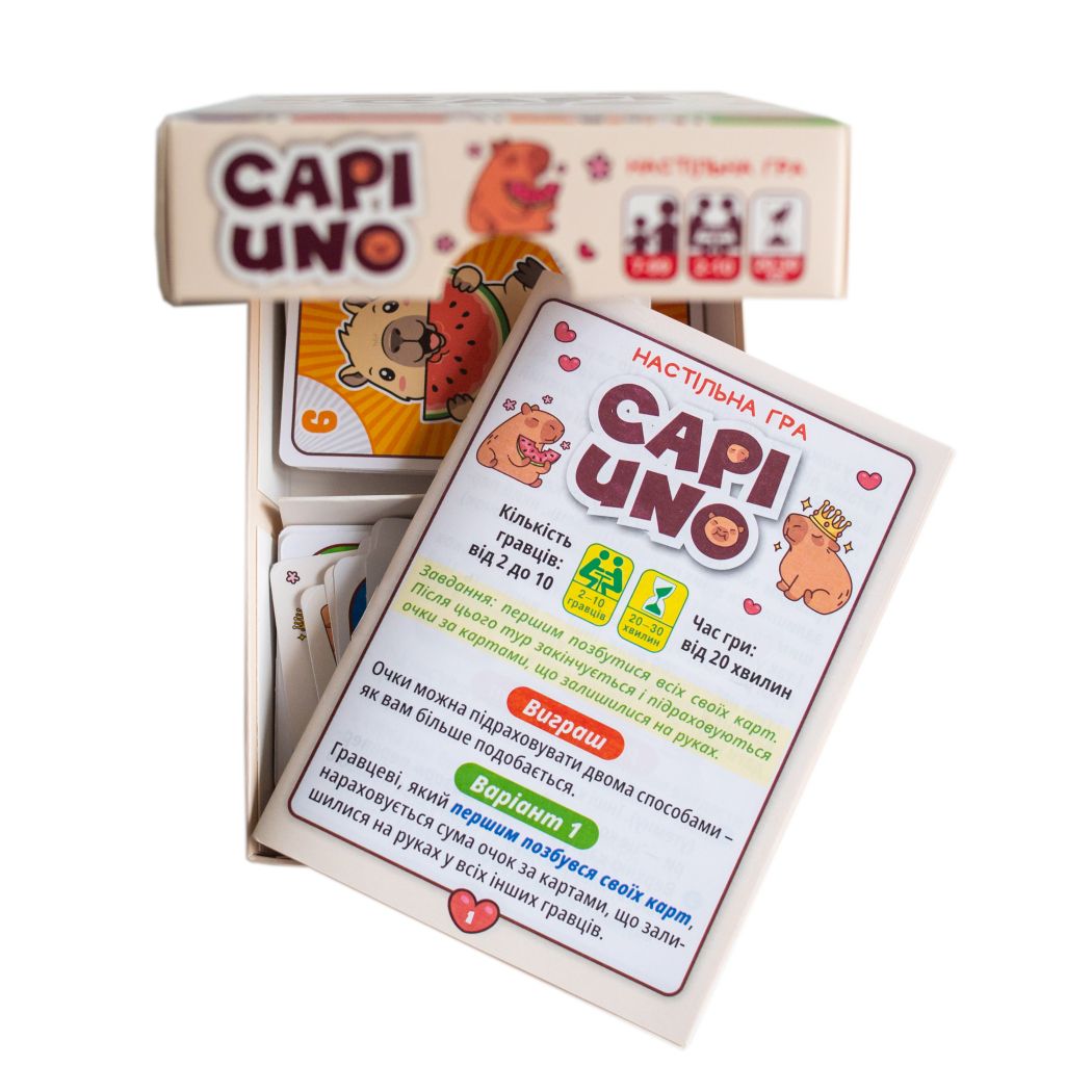 Настільна гра "CAPIUNO - КапіУНО" укр  фото 4
