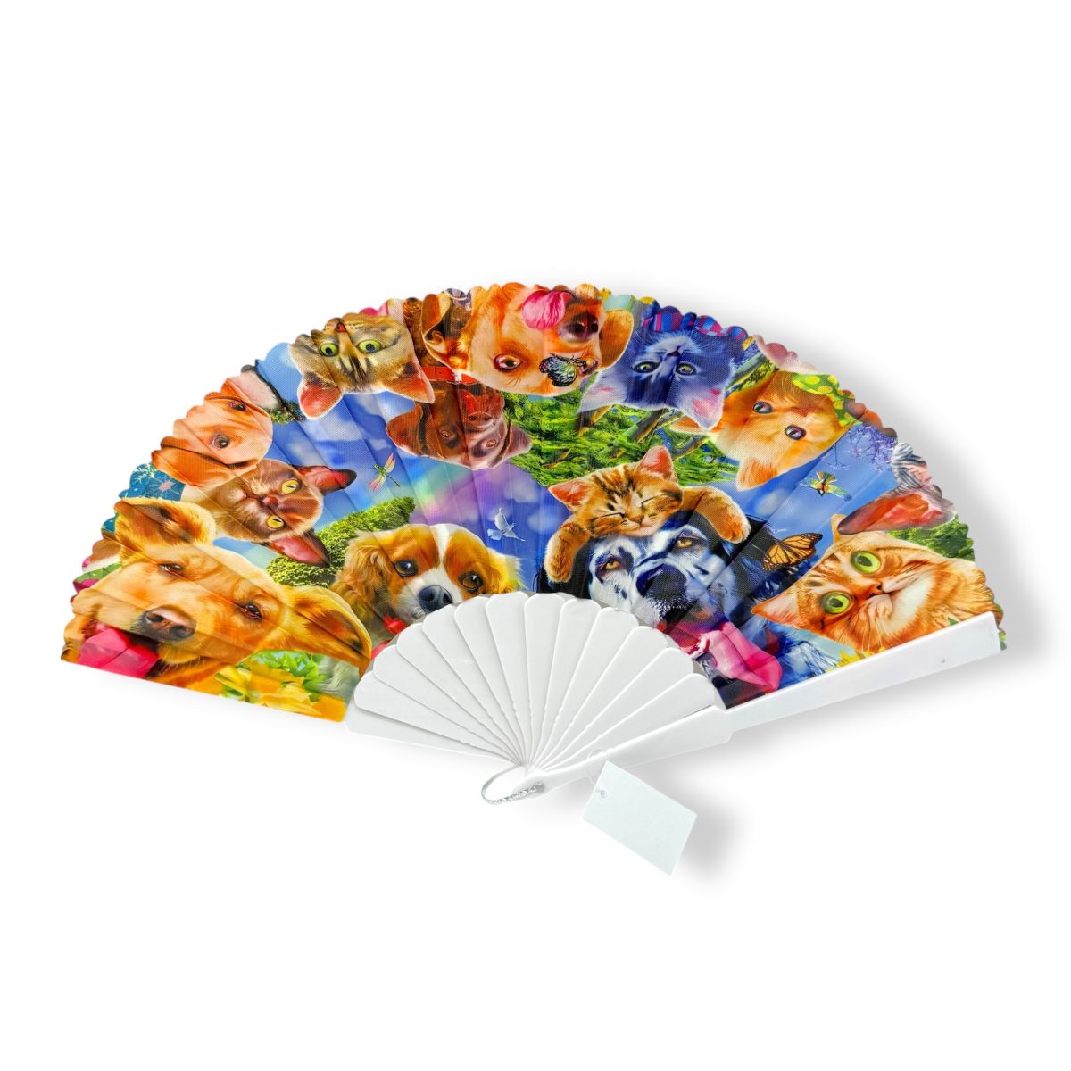 Аксесуар віяло мікс видів (котики та собачки)  фото 4