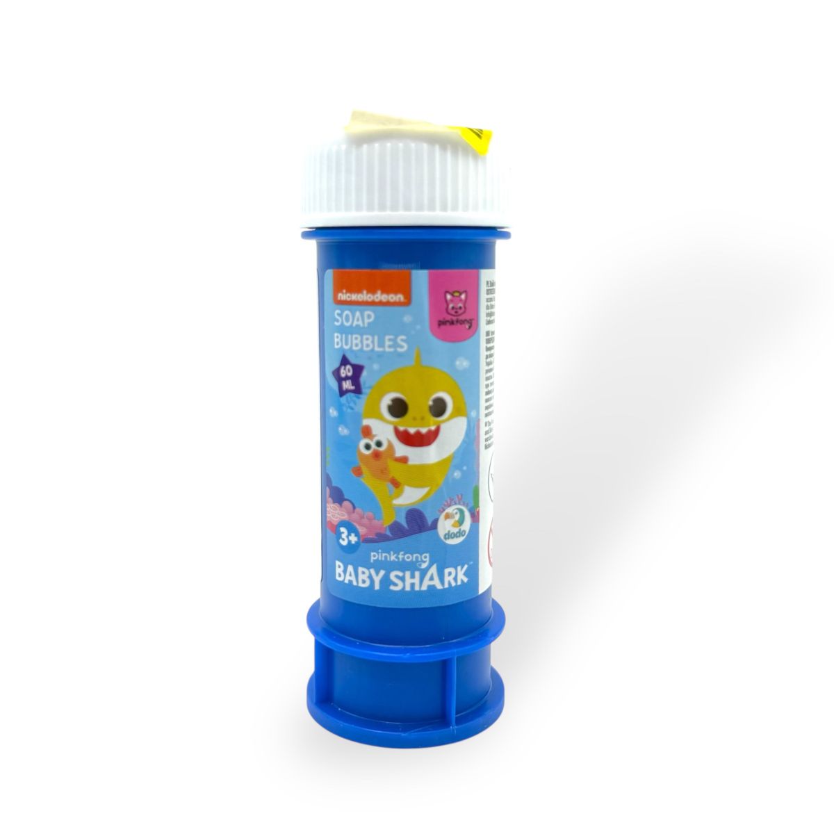 Уцінка.  Мильні бульбашки "Baby Shark" (обʼєм 60 мл) - ТРІСНУТА КРИШКА  фото 4