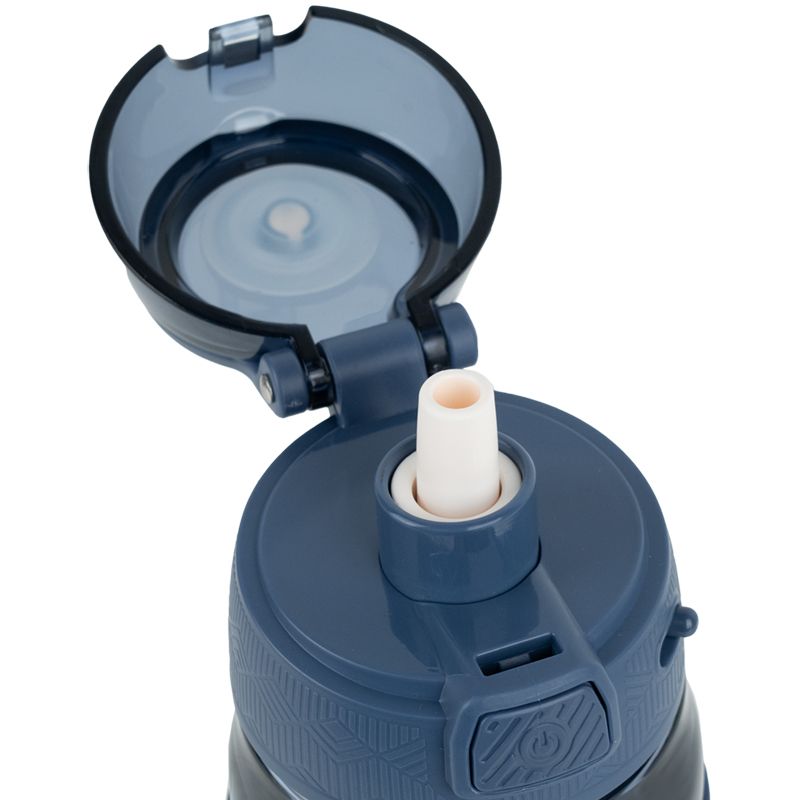 Пляшечка для води 600 мл, синя  фото 4