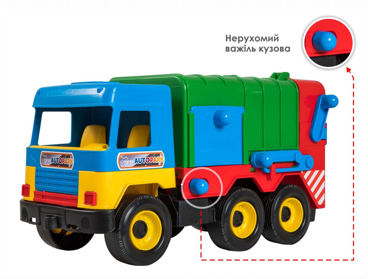 Сміттєвоз (МІКС КОЛЬОРІВ) , Middle truck  фото 4