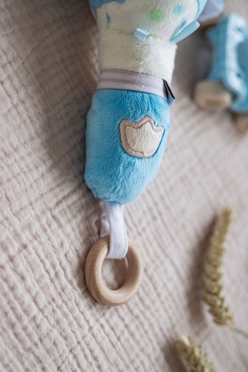 Мʼяка іграшка - брязкальце пташка "Піпо"  фото 4