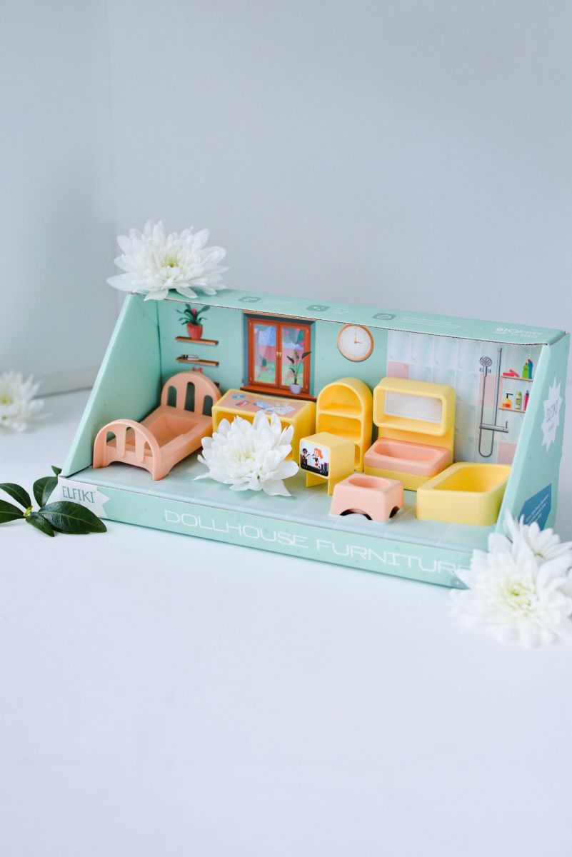 Набір меблів для ляльок (спальня) 7 елементів  фото 4