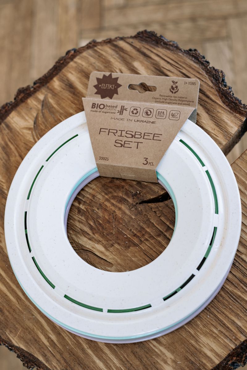 ECO Набір Фризбі 3 шт.  (100% recycled)  фото 4
