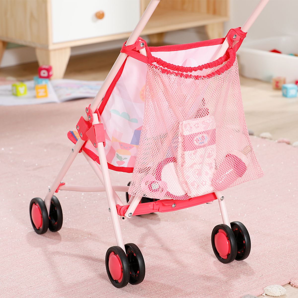 Коляска для куклы Baby Born – Яркий город  фото 4