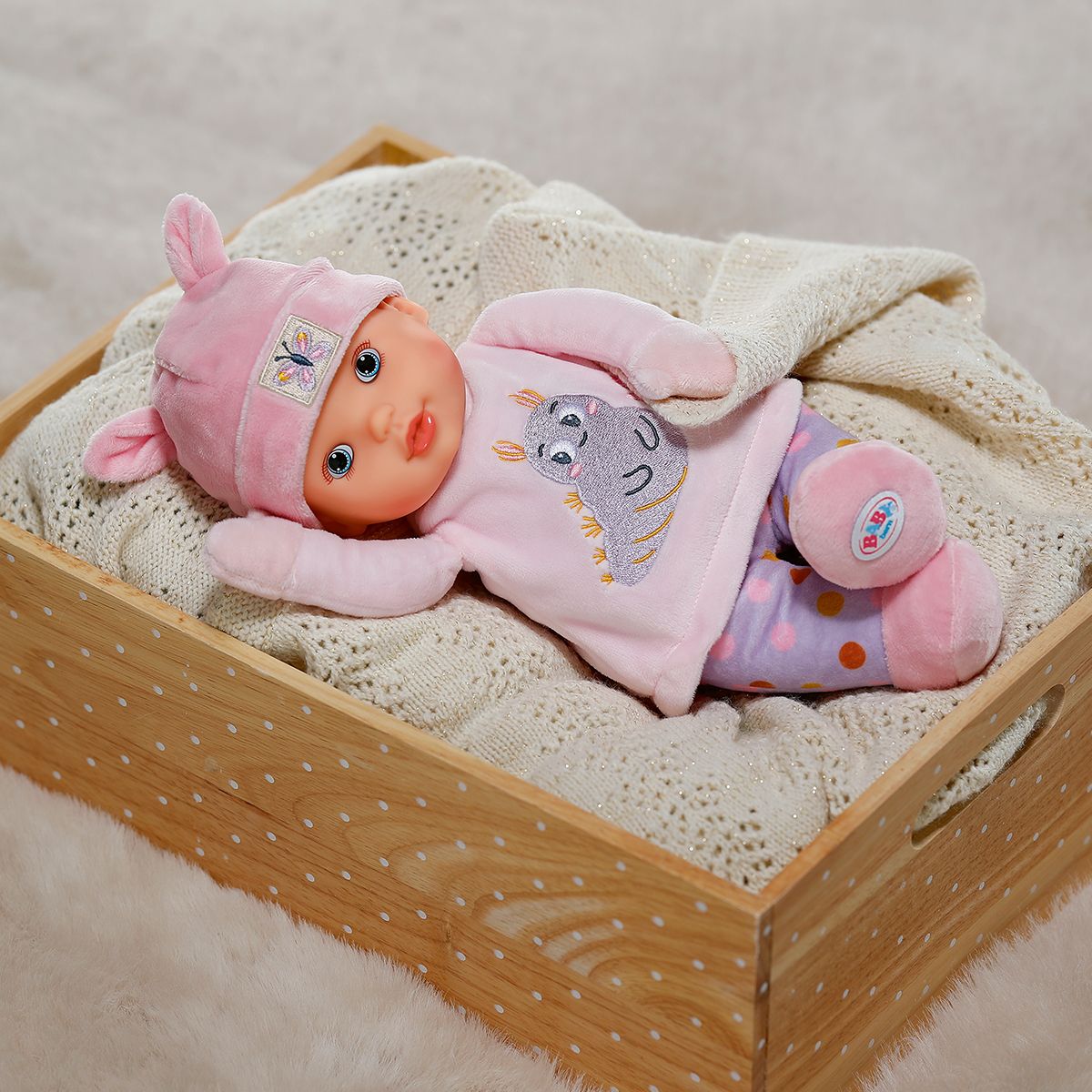 Кукла Baby Born серии For babies – Сладкая малышка (30 см, в розовом)  фото 4