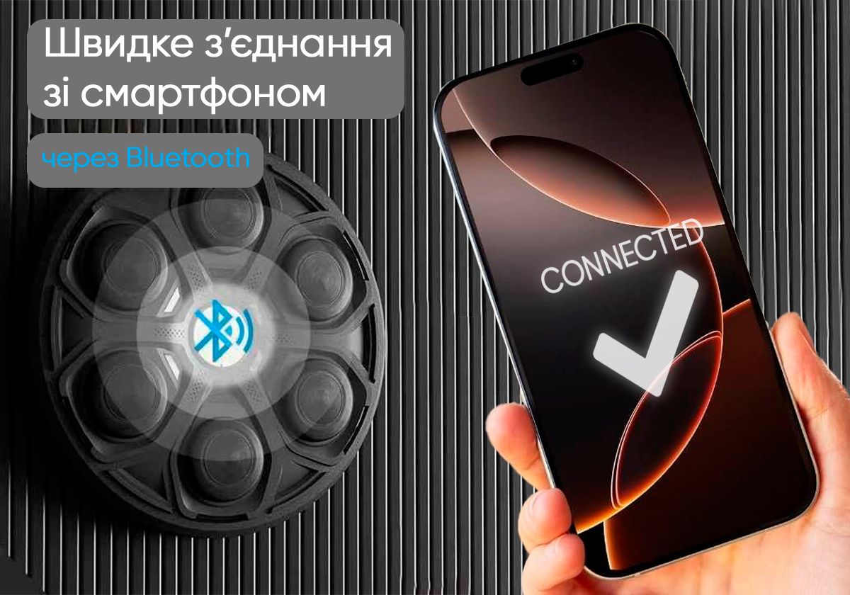 Настенный боксерский тренажер EasyFit музыкальная электронная мишень для бокса с перчатками  фото 4