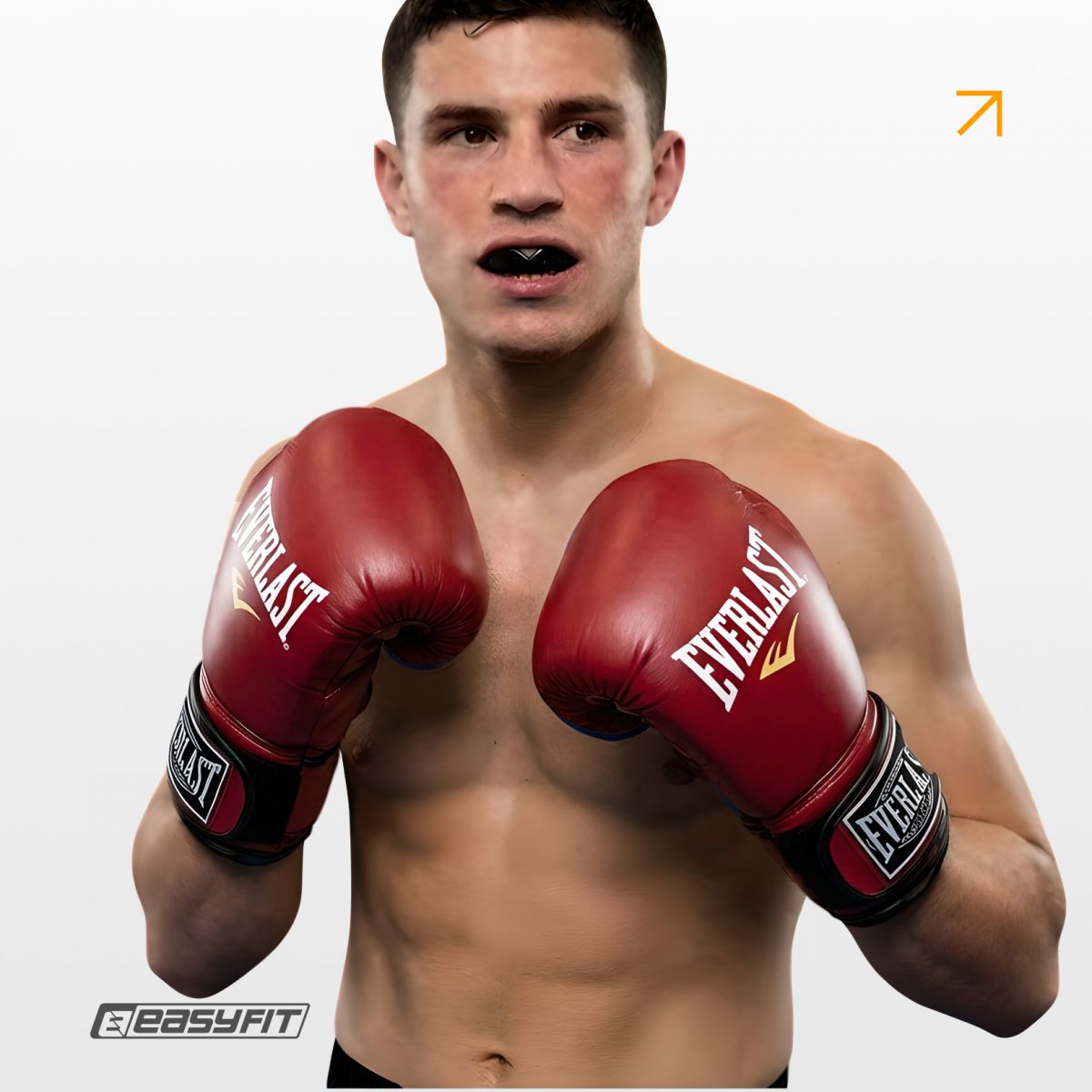 Боксерські рукавички Everlast 6 унцій (6 oz) червоні  фото 4