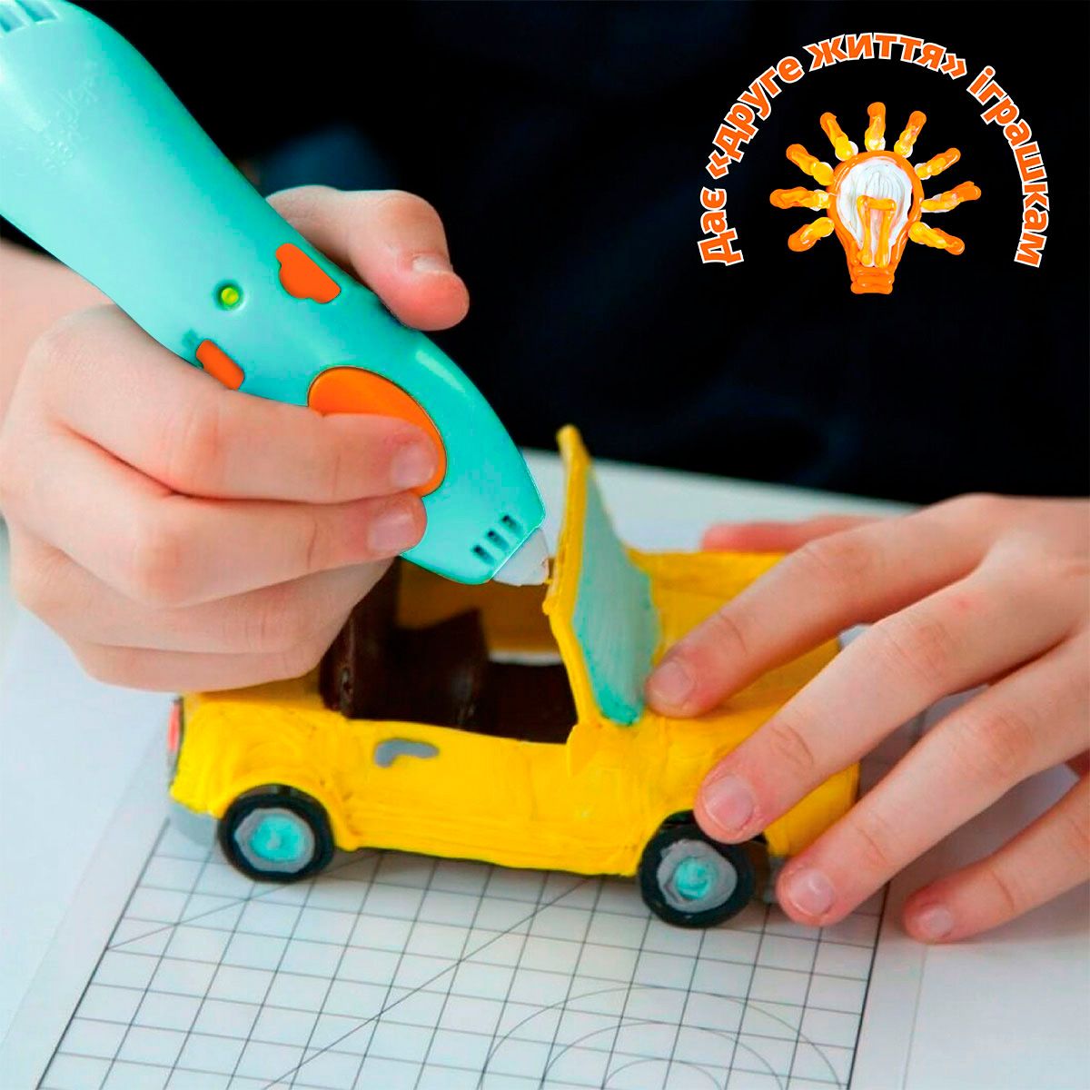 Набір стрижнів для 3D-ручки 3Doodler Start – Мікс (75 шт: зелений, жовтий, рожевий)  фото 4