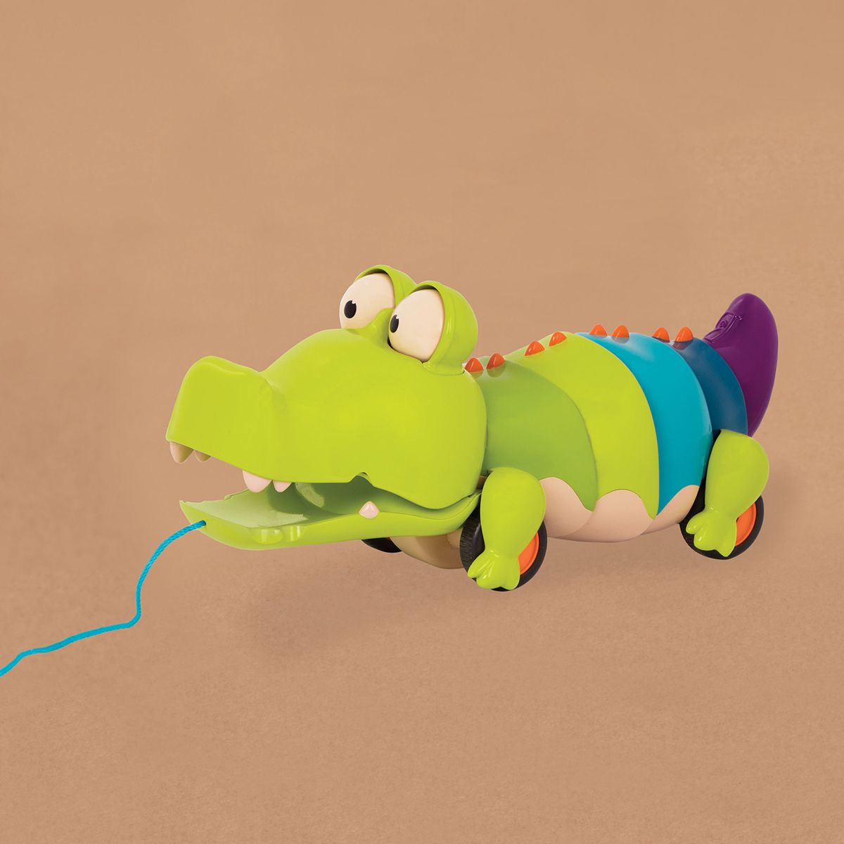 Игрушка-Каталка На Веревочке - Крокодил Клац-Клаус  фото 4