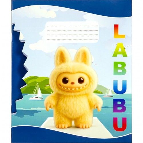 Тетрадь на 18 л, КЛЕТКА "Монстрик, Лабубу / LABUBU" (20 шт, набор)  фото 4