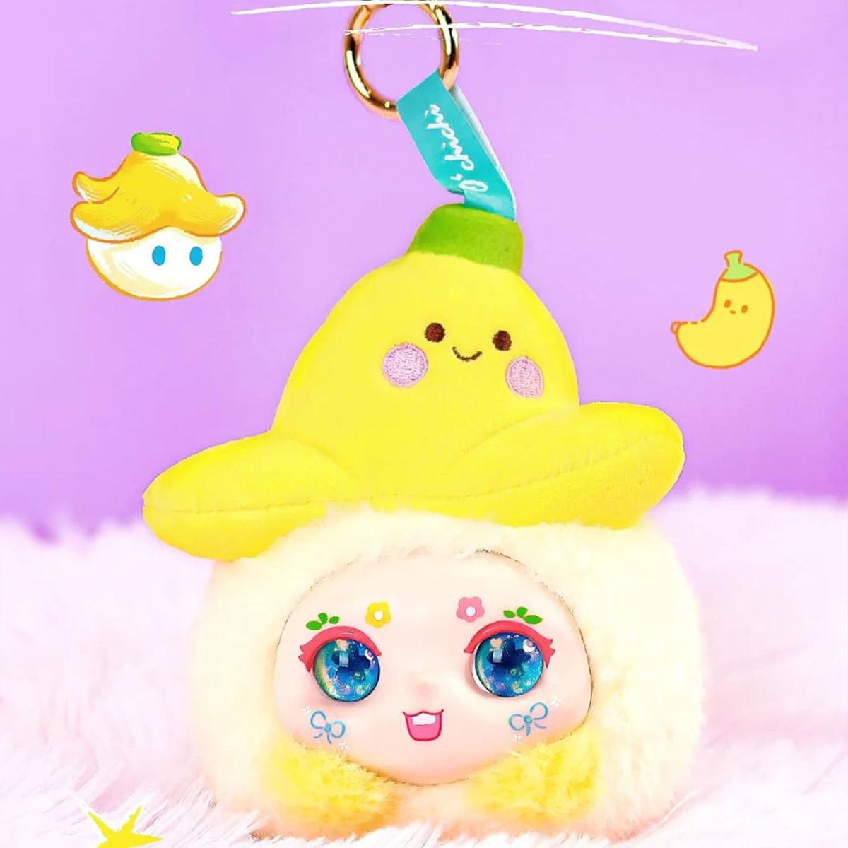 Коллекционная мягкая игрушка с кольцом POP TOP Kimmon - Милашки в шляпках  фото 4