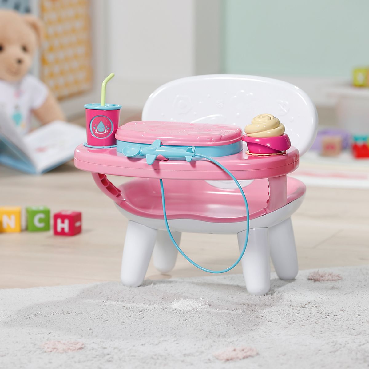 Интерактивный столик для кормления куклы Baby Born S2 – Время обеда (свет, звук)  фото 4