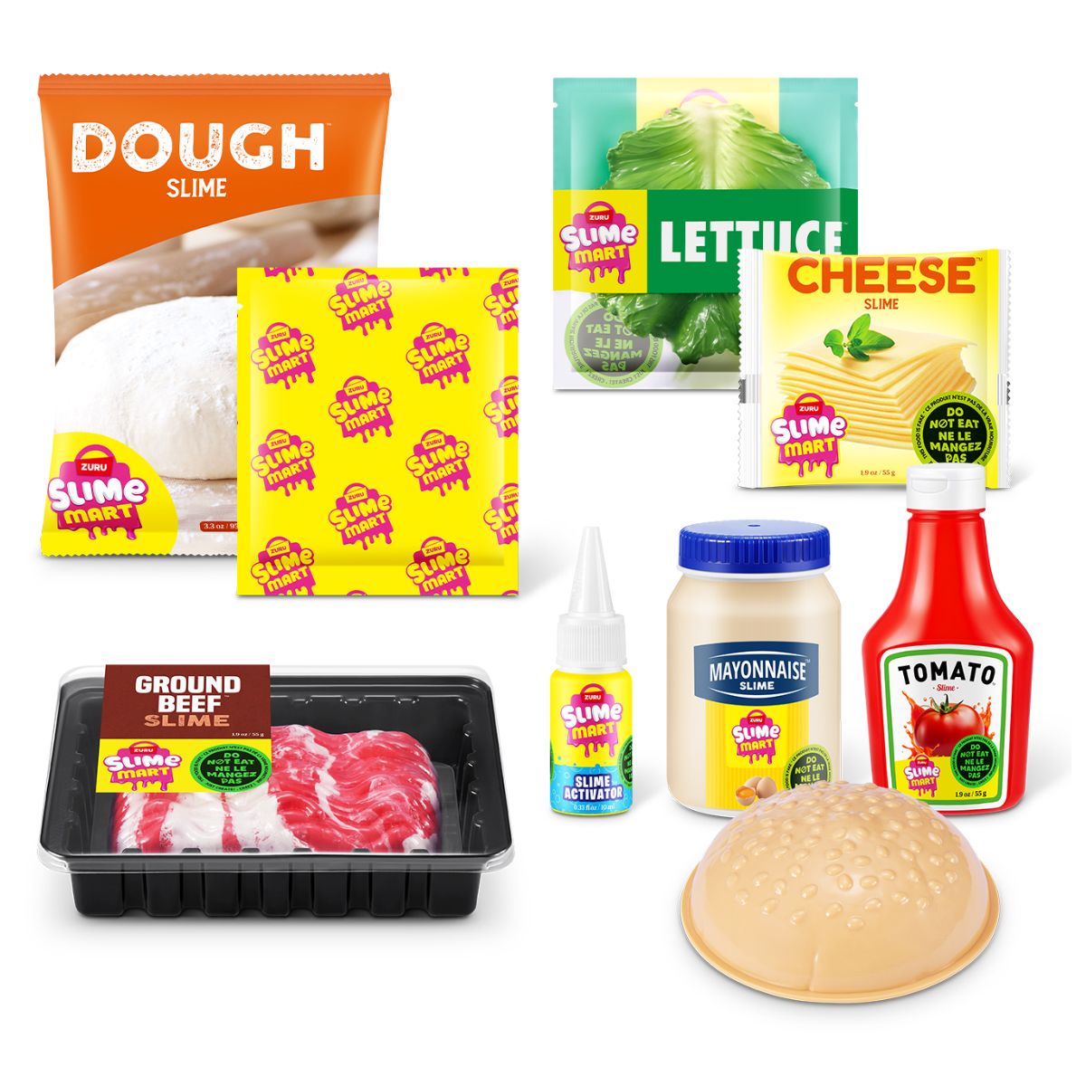 Ігровий набір зі слаймами Slime Mart серії Shopping Basket – Бургер  фото 4