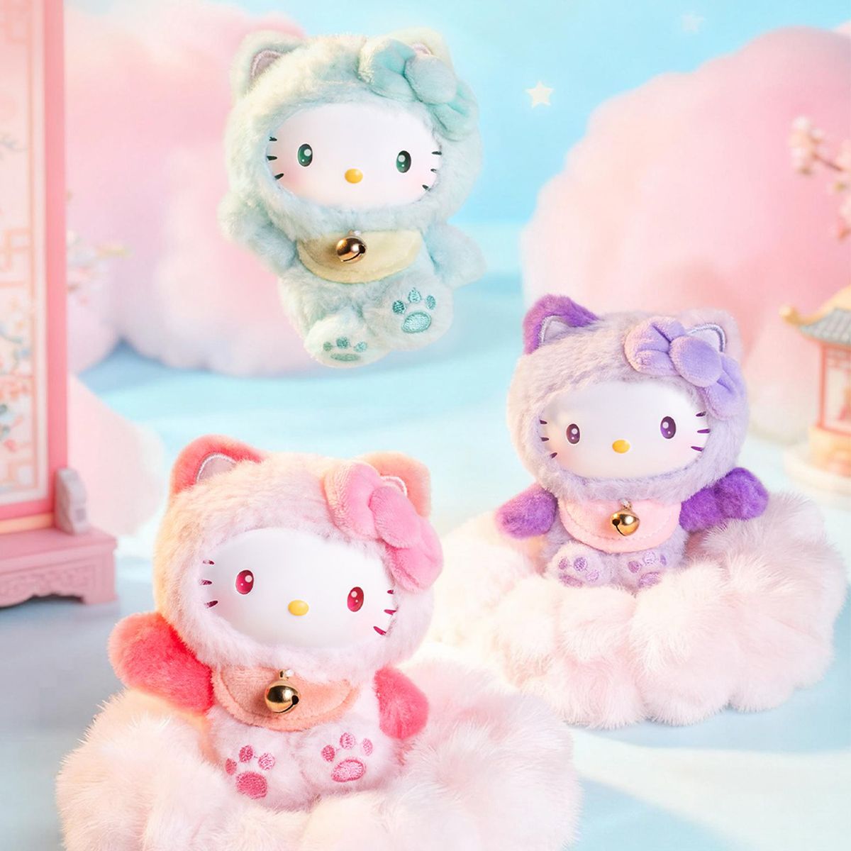 Мягкая игрушка-сюрприз на клипсе Pop Top Hello Kitty – Сказочные желания  фото 4
