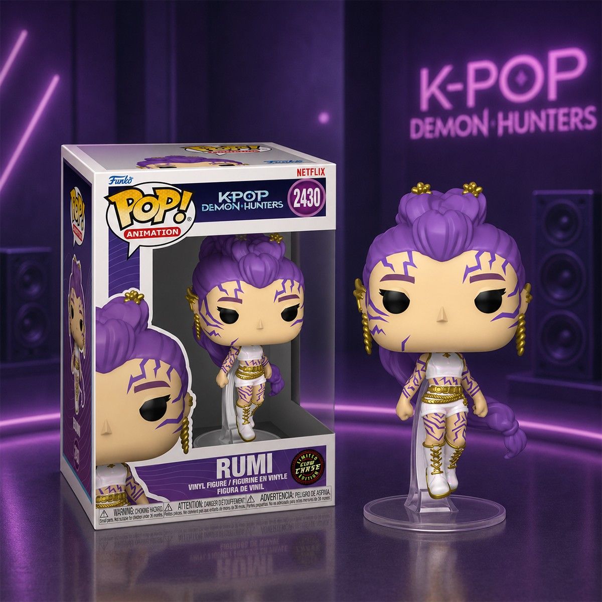 Ігрова фігурка Funko POP! серії Кейпоп-мисливиці на демонів S2 - Румі (W/CH) (GW)  фото 4