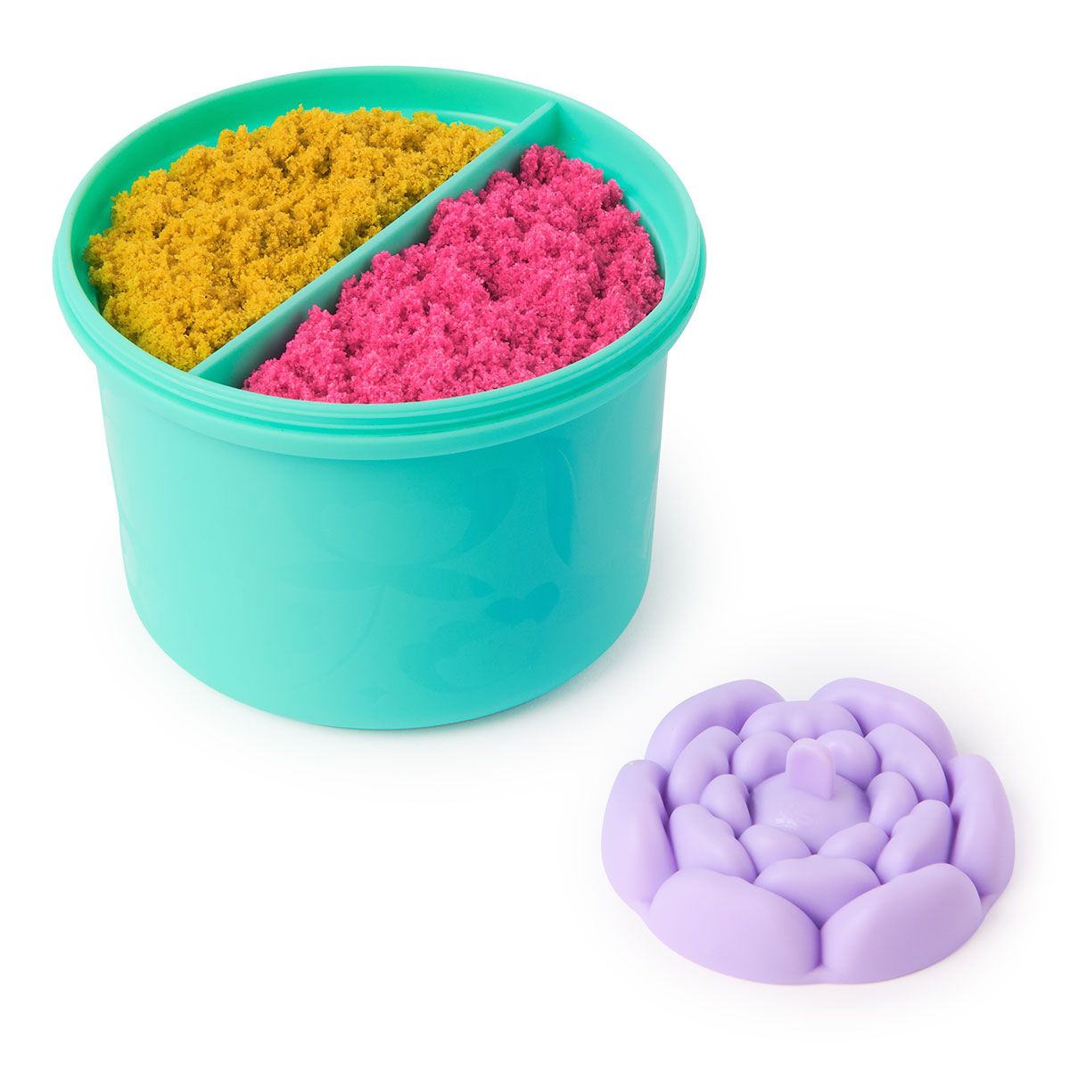 Набор песка для детского творчества - Kinetic Sand Сказочные цветы  фото 4