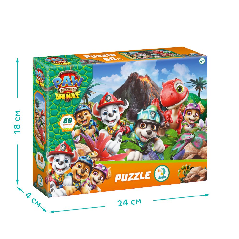 Пазл на 60 елементів «Реви, як динозавр!», Щенячий патруль / Paw Patrol  фото 4