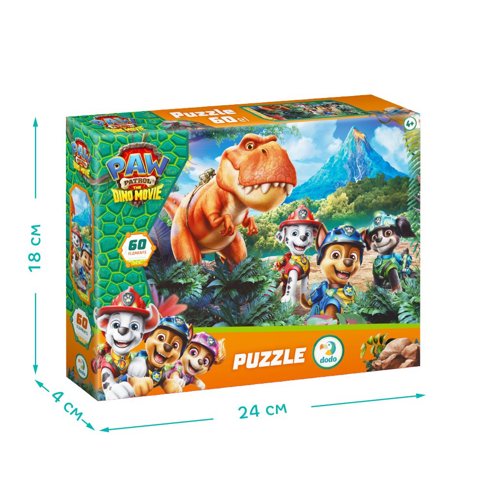Пазл на 60 елементів «Сильний.  Хоробрий.  Реви», Щенячий патруль / Paw Patrol  фото 4