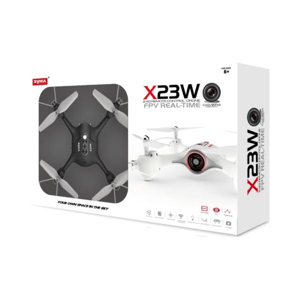 Квадрокоптер Syma з 2,4 ГГц керуванням та FPV-камерою 21 см білий (X23W)  фото 4