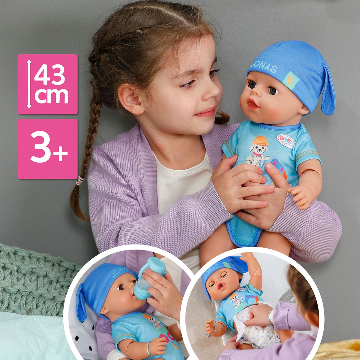 Кукла Baby Born серии Click and Play – Джонас  фото 4