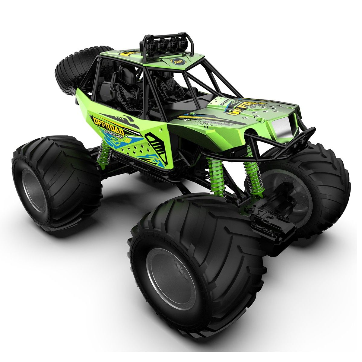 Автомобиль KS Drive на р/у - Beast Runner (2. 4 GHz, аккум.  7. 4 V, зеленый)  фото 4