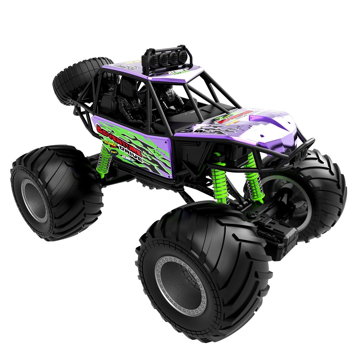 Автомобиль KS Drive на р/у - Beast Runner (2. 4 GHz, аккум.  7. 4 V, сиреневый)  фото 4