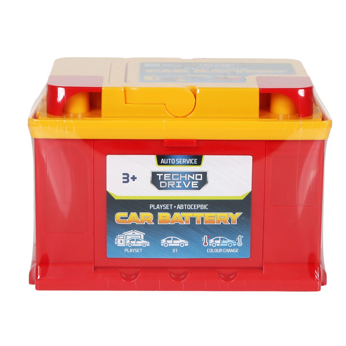 Ігровий набір CAR BATTERY - АВТОСЕРВІС З МІНІМОДЕЛЛЮ ЗМІНИ КОЛІР  фото 4