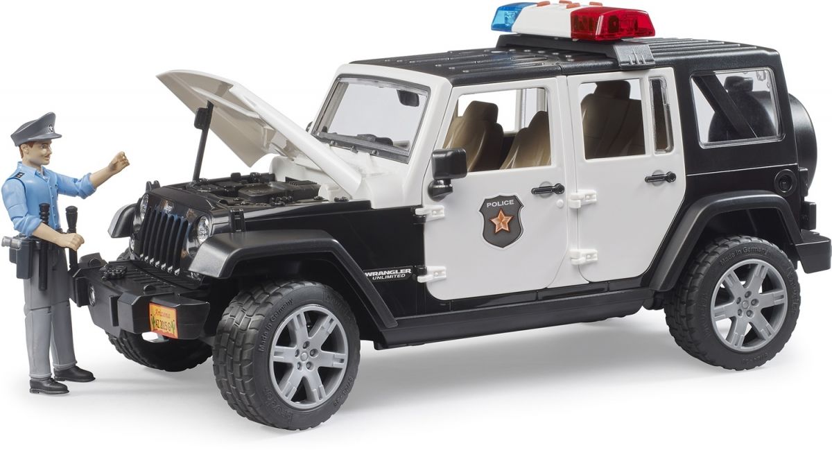 Набір іграшковий.  Поліцейське авто JEEP Wrangler Unlimited Rubicon та фігурка поліцейського  фото 4