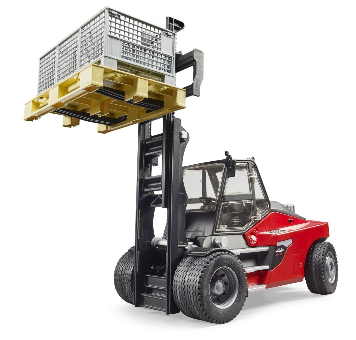 Набор игрушечных.  Погрузчик Linde HT160 с аксессуарами  фото 4