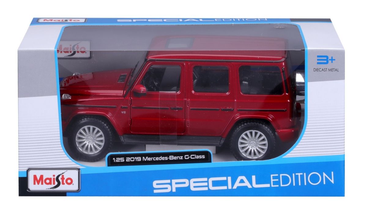 Автомодель в масштабі 1:24 - 2019 Mercedez Benz G-Class AMG SUV червоний  фото 4
