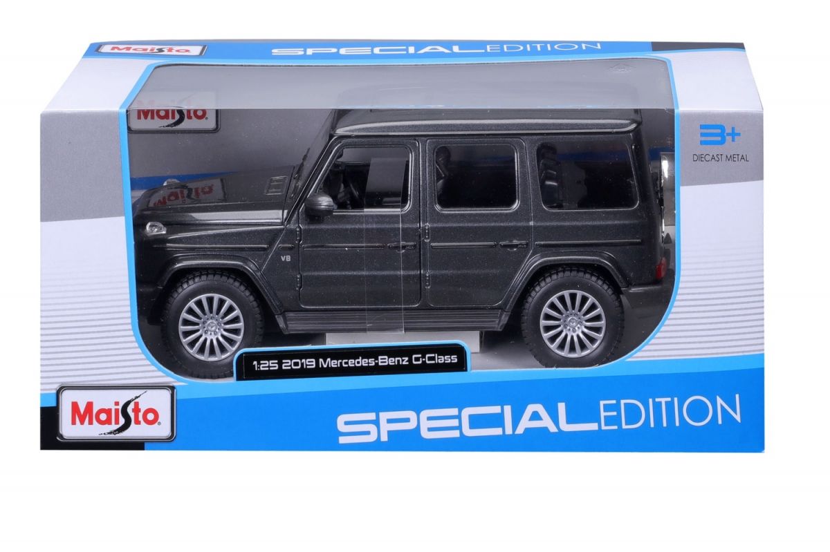 Автомодель в масштабі 1:24 - 2019 Mercedez Benz G-Class AMG SUV сірий  фото 4