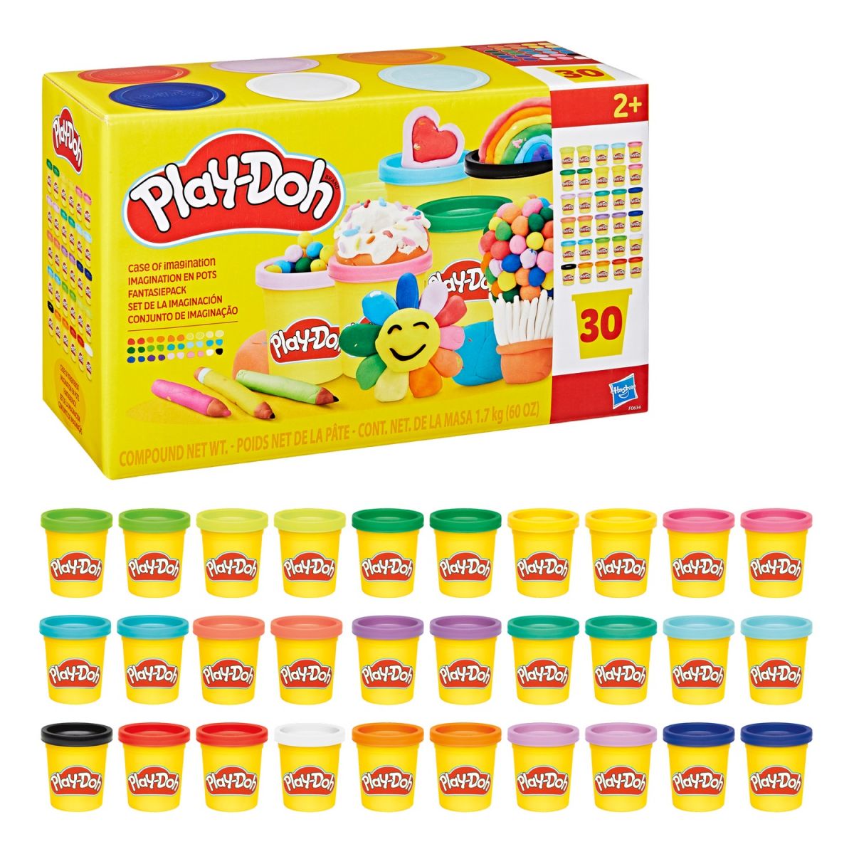 Play-Doh Набор массы для лепки, 30 баночок  фото 4