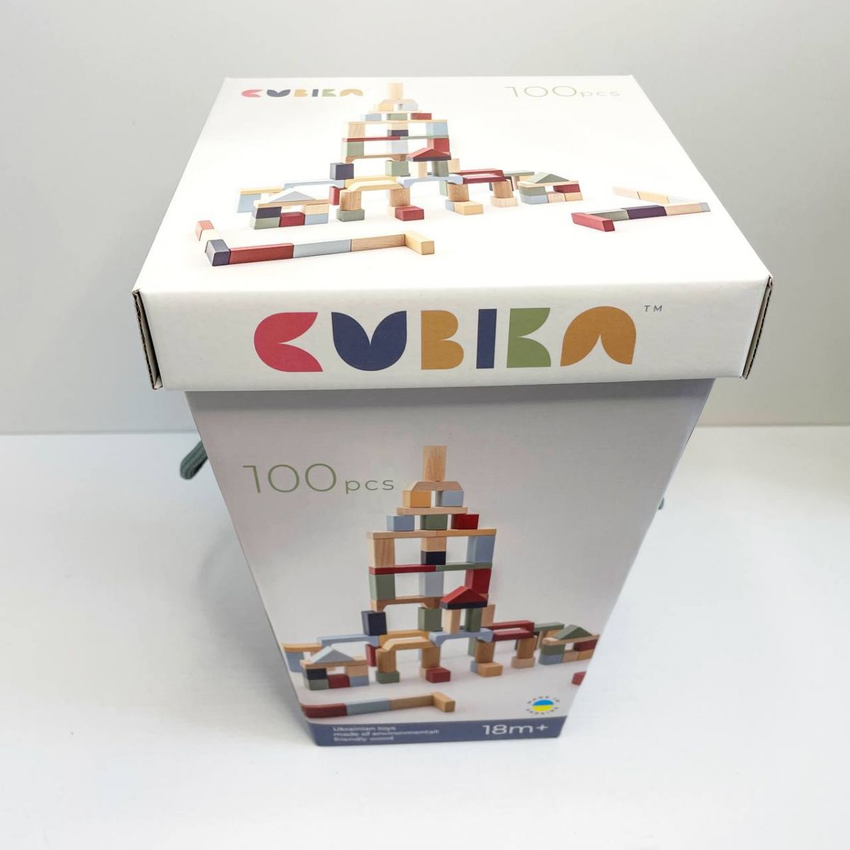 Дитячий конструктор «Cubika 3»/Wooden blocks construction kit «Cubika 3»  фото 4