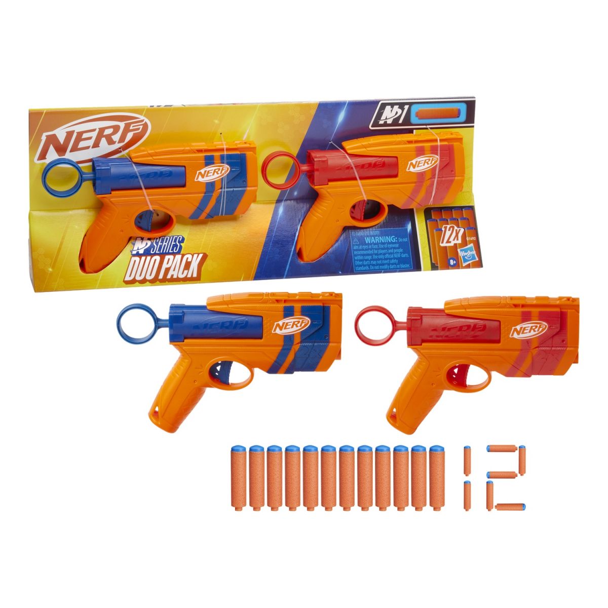 NERF Набір з 2-х іграшкових бластерів та 12 стріл серії Nerf N Series  фото 4