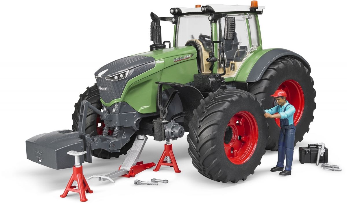 Набір іграшковий.  Трактор Fendt 1050 Vario з фігуркою та аксесуарами для ремонту  фото 4