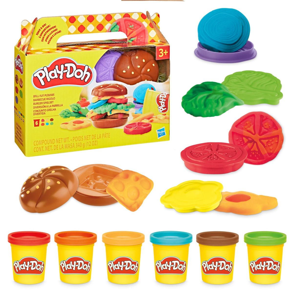 Play-Doh Набір для творчості з масою для ліплення Кулінарні формочки  фото 4