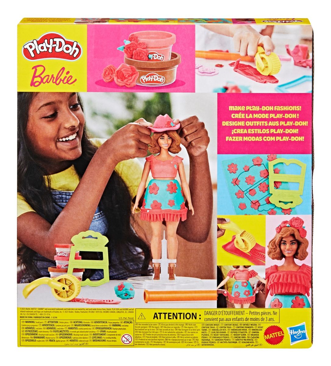 Play-Doh Набір для творчості з масою для ліплення Barbie  фото 4