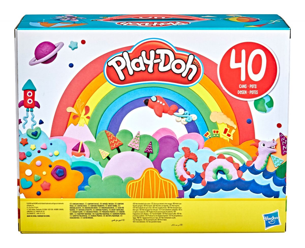 Play-Doh Набор пластилина 40 баночек  фото 4