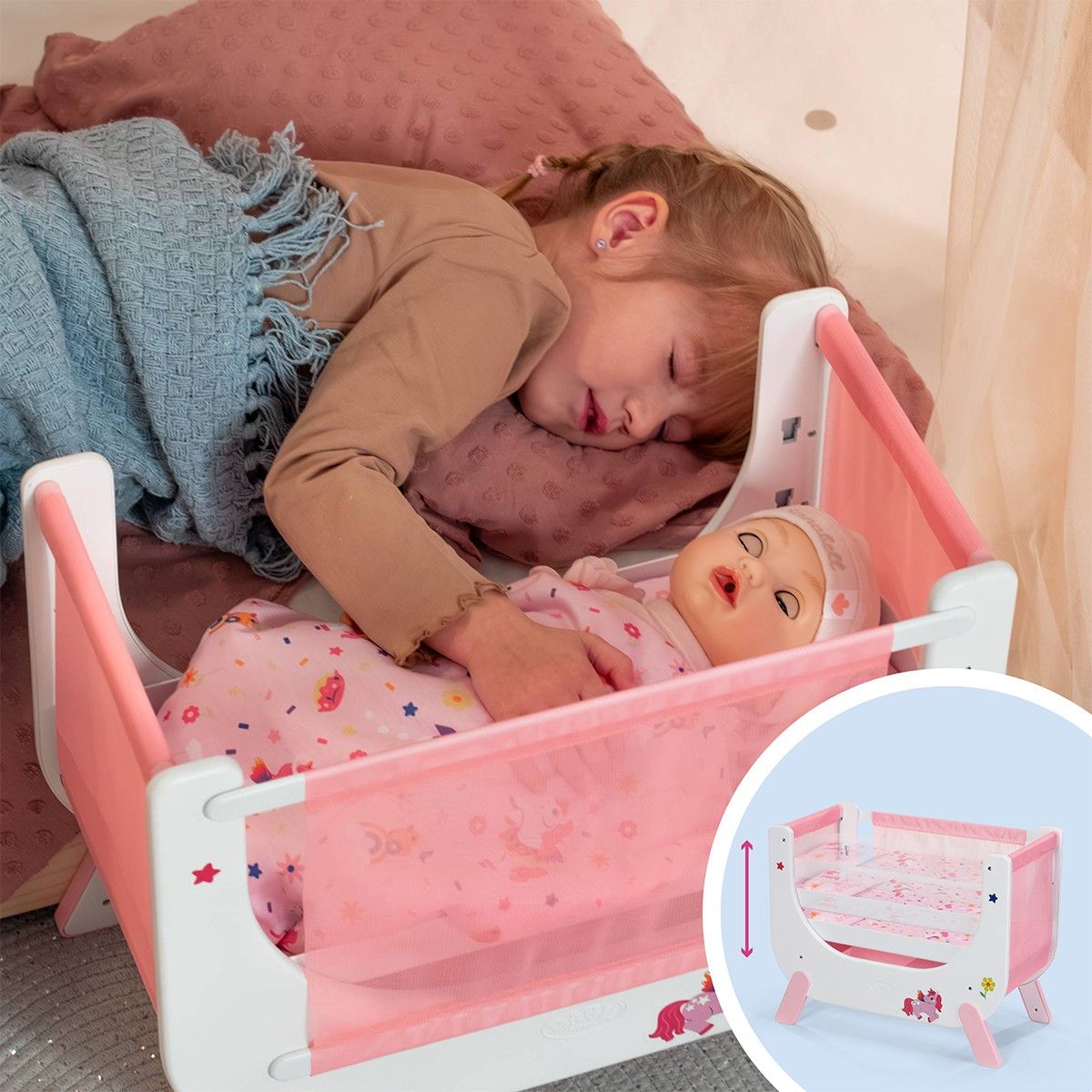 Кроватка для куклы BABY born – Сны Единорога  фото 4