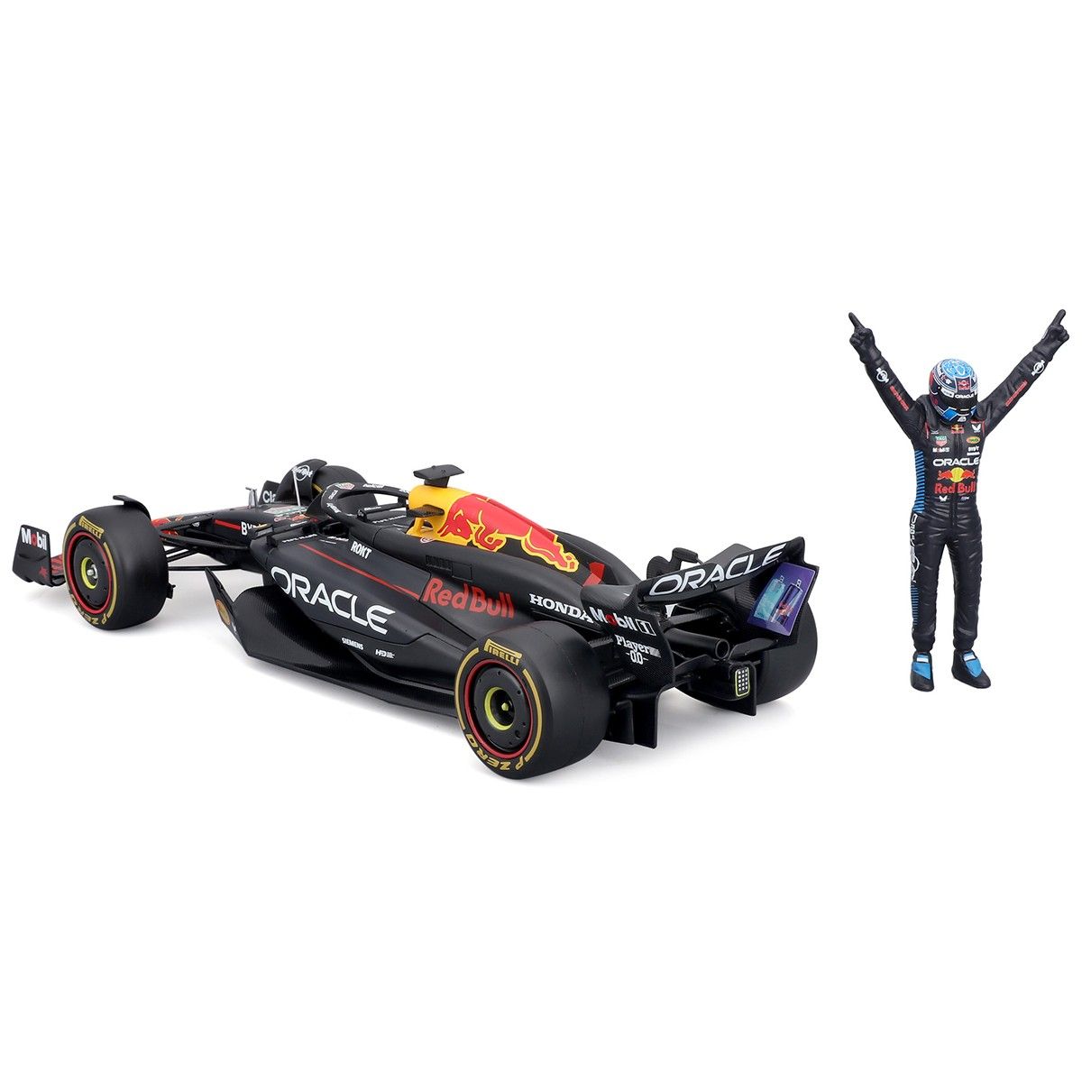 Автомодель з фігуркою – Oracle Red Bull Racing RB20 (2024) (1:24)  фото 4