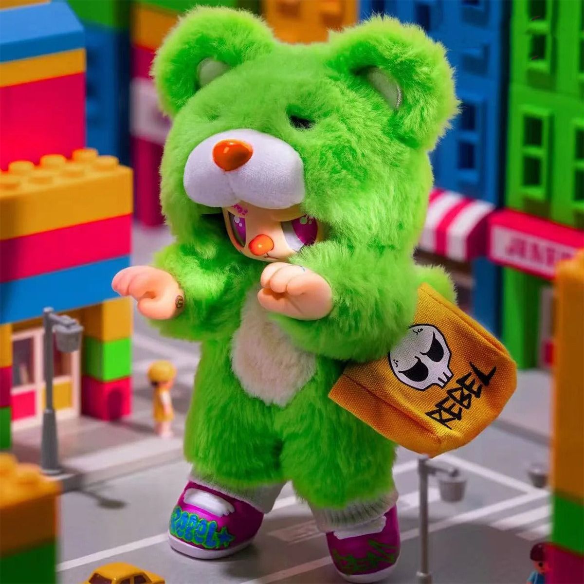 Коллекционная игрушка POP TOP Rebel Bear серии Find A Bag - Кул бой  фото 4