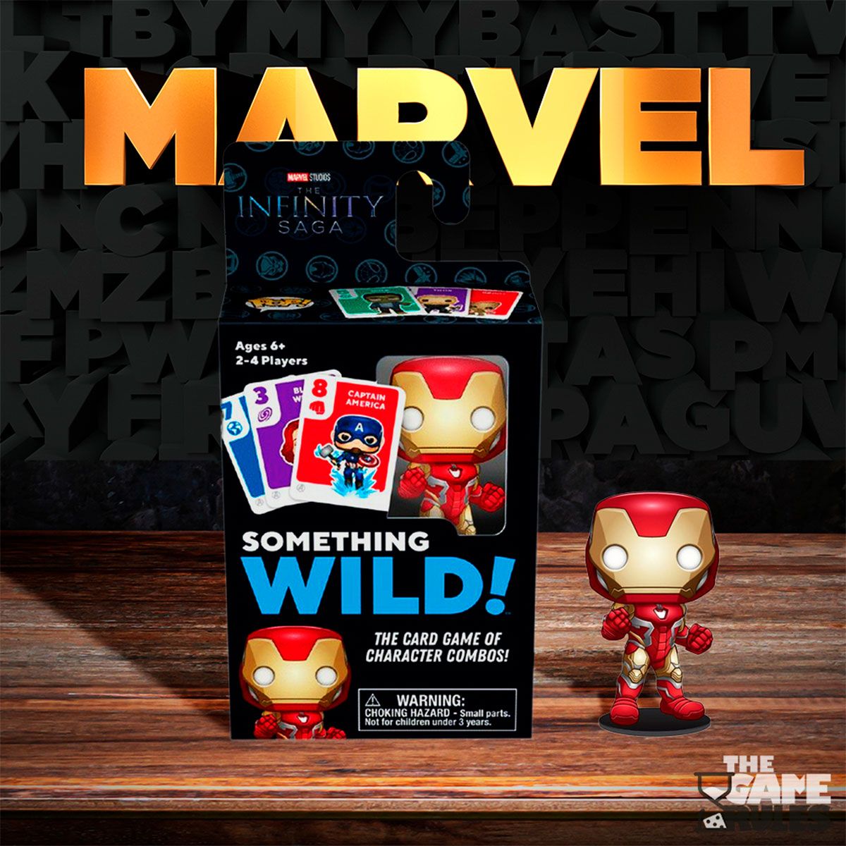 Настольная игра с карточками Funko Something Wild - Железный человек  фото 4