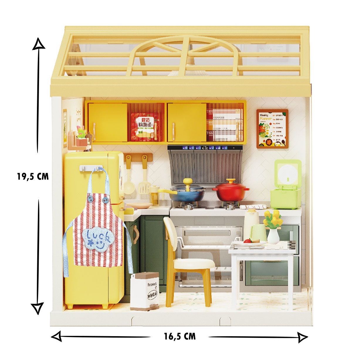 Конструктор-румбокс Mini House серии Интерьер – Кухня (свет)  фото 4