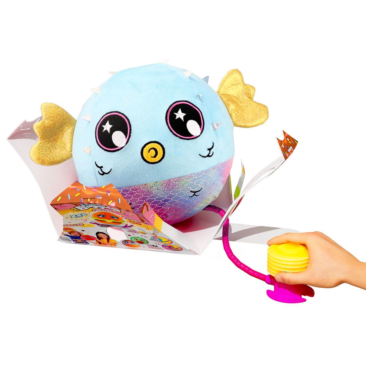 Игровой набор Biggies серии Little Fantasy - Рыба Фугу (надувная игрушка, насос)  фото 4