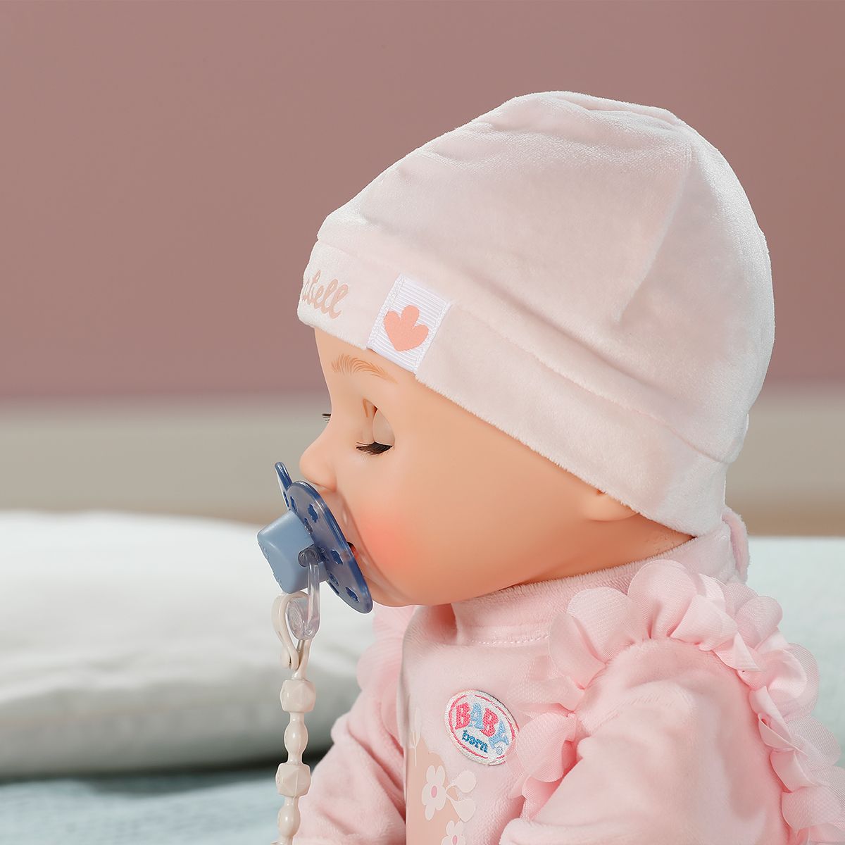Пустушка для ляльки Baby Born на кліпсі (блакитна)  фото 4