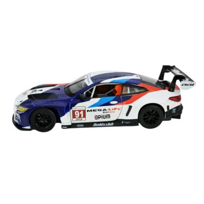 Машина металлическая АВТОПРОМ на батарейках 1:24 "BMW M4 GT3" свет, звук  фото 4