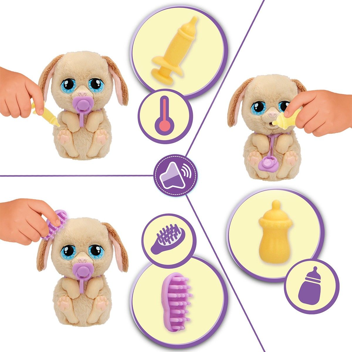 Интерактивный игровой набор Baby Paws серии Just Born — Щенок  фото 4